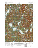 Ashburnham Massachusetts Historical topographic map, 1:24000 scale, 7.5 X 7.5 Minute, Year 2012