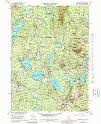 Ashburnham Massachusetts Historical topographic map, 1:24000 scale, 7.5 X 7.5 Minute, Year 1965