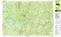 Ashburnham Massachusetts Historical topographic map, 1:25000 scale, 7.5 X 15 Minute, Year 1988