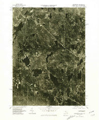 Ashburnham Massachusetts Historical topographic map, 1:25000 scale, 7.5 X 7.5 Minute, Year 1975