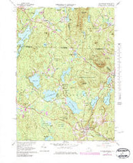 Ashburnham Massachusetts Historical topographic map, 1:25000 scale, 7.5 X 7.5 Minute, Year 1965