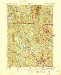 Ashburnham Massachusetts Historical topographic map, 1:31680 scale, 7.5 X 7.5 Minute, Year 1946