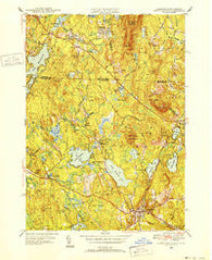 Ashburnham Massachusetts Historical topographic map, 1:31680 scale, 7.5 X 7.5 Minute, Year 1950