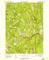 Ashby Massachusetts Historical topographic map, 1:24000 scale, 7.5 X 7.5 Minute, Year 1950