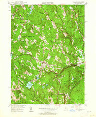 Ashby Massachusetts Historical topographic map, 1:24000 scale, 7.5 X 7.5 Minute, Year 1950