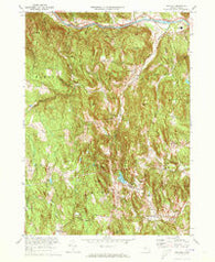 Ashfield Massachusetts Historical topographic map, 1:24000 scale, 7.5 X 7.5 Minute, Year 1971