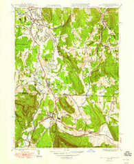 Ashley Falls Massachusetts Historical topographic map, 1:24000 scale, 7.5 X 7.5 Minute, Year 1948