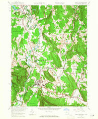 Ashley Falls Massachusetts Historical topographic map, 1:24000 scale, 7.5 X 7.5 Minute, Year 1958