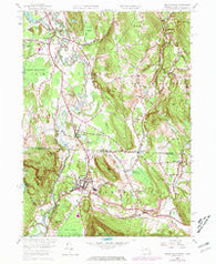Ashley Falls Massachusetts Historical topographic map, 1:24000 scale, 7.5 X 7.5 Minute, Year 1958