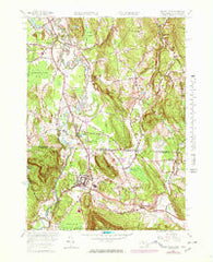Ashley Falls Massachusetts Historical topographic map, 1:25000 scale, 7.5 X 7.5 Minute, Year 1958