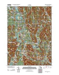 Ashley Falls Massachusetts Historical topographic map, 1:24000 scale, 7.5 X 7.5 Minute, Year 2012