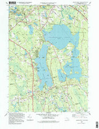 Assawompset Pond Massachusetts Historical topographic map, 1:25000 scale, 7.5 X 7.5 Minute, Year 1997