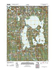Assawompset Pond Massachusetts Historical topographic map, 1:24000 scale, 7.5 X 7.5 Minute, Year 2012