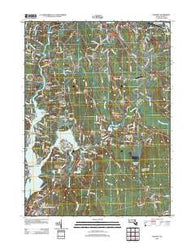 Assonet Massachusetts Historical topographic map, 1:24000 scale, 7.5 X 7.5 Minute, Year 2012