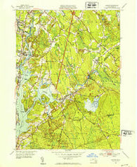 Assonet Massachusetts Historical topographic map, 1:31680 scale, 7.5 X 7.5 Minute, Year 1951