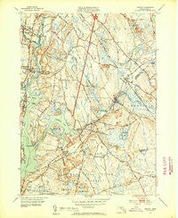 Assonet Massachusetts Historical topographic map, 1:31680 scale, 7.5 X 7.5 Minute, Year 1951