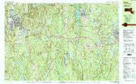 Athol Massachusetts Historical topographic map, 1:25000 scale, 7.5 X 15 Minute, Year 1988