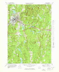 Athol Massachusetts Historical topographic map, 1:25000 scale, 7.5 X 7.5 Minute, Year 1970