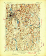Athol Massachusetts Historical topographic map, 1:31680 scale, 7.5 X 7.5 Minute, Year 1946
