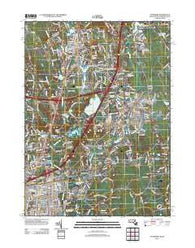 Attleboro Massachusetts Historical topographic map, 1:24000 scale, 7.5 X 7.5 Minute, Year 2012