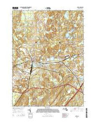 Ayer Massachusetts Current topographic map, 1:24000 scale, 7.5 X 7.5 Minute, Year 2015