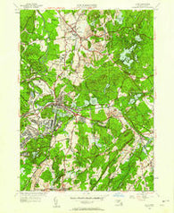 Ayer Massachusetts Historical topographic map, 1:24000 scale, 7.5 X 7.5 Minute, Year 1950