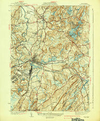 Ayer Massachusetts Historical topographic map, 1:31680 scale, 7.5 X 7.5 Minute, Year 1939