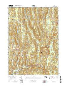 Barre Massachusetts Current topographic map, 1:24000 scale, 7.5 X 7.5 Minute, Year 2015