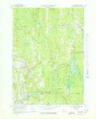 Barre Massachusetts Historical topographic map, 1:25000 scale, 7.5 X 7.5 Minute, Year 1969