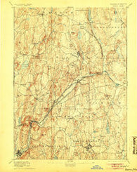 Barre Massachusetts Historical topographic map, 1:62500 scale, 15 X 15 Minute, Year 1894