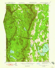 Bashbish Falls Massachusetts Historical topographic map, 1:24000 scale, 7.5 X 7.5 Minute, Year 1948