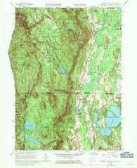 Bashbish Falls Massachusetts Historical topographic map, 1:24000 scale, 7.5 X 7.5 Minute, Year 1958