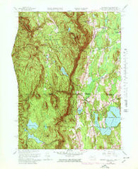 Bashbish Falls Massachusetts Historical topographic map, 1:25000 scale, 7.5 X 7.5 Minute, Year 1958