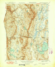 Bashbish Falls Massachusetts Historical topographic map, 1:31680 scale, 7.5 X 7.5 Minute, Year 1949