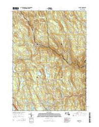 Becket Massachusetts Current topographic map, 1:24000 scale, 7.5 X 7.5 Minute, Year 2015