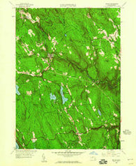 Becket Massachusetts Historical topographic map, 1:24000 scale, 7.5 X 7.5 Minute, Year 1958