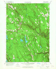 Becket Massachusetts Historical topographic map, 1:24000 scale, 7.5 X 7.5 Minute, Year 1958