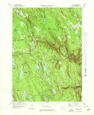 Becket Massachusetts Historical topographic map, 1:25000 scale, 7.5 X 7.5 Minute, Year 1973