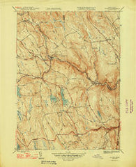 Becket Massachusetts Historical topographic map, 1:31680 scale, 7.5 X 7.5 Minute, Year 1948