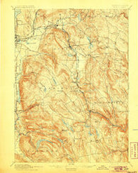 Becket Massachusetts Historical topographic map, 1:62500 scale, 15 X 15 Minute, Year 1897