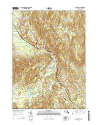 Belchertown Massachusetts Current topographic map, 1:24000 scale, 7.5 X 7.5 Minute, Year 2015