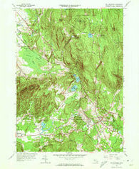 Belchertown Massachusetts Historical topographic map, 1:24000 scale, 7.5 X 7.5 Minute, Year 1964
