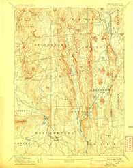 Belchertown Massachusetts Historical topographic map, 1:62500 scale, 15 X 15 Minute, Year 1893