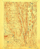 Belchertown Massachusetts Historical topographic map, 1:62500 scale, 15 X 15 Minute, Year 1893