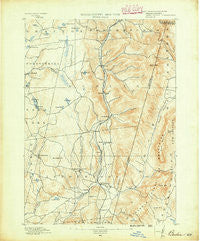 Berlin New York Historical topographic map, 1:62500 scale, 15 X 15 Minute, Year 1890