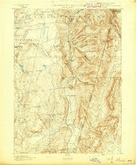 Berlin New York Historical topographic map, 1:62500 scale, 15 X 15 Minute, Year 1894