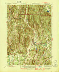 Bernardston Massachusetts Historical topographic map, 1:31680 scale, 7.5 X 7.5 Minute, Year 1946