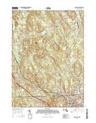 Blackstone Massachusetts Current topographic map, 1:24000 scale, 7.5 X 7.5 Minute, Year 2015