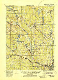 Blackstone Massachusetts Historical topographic map, 1:62500 scale, 15 X 15 Minute, Year 1919