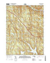 Blandford Massachusetts Current topographic map, 1:24000 scale, 7.5 X 7.5 Minute, Year 2015